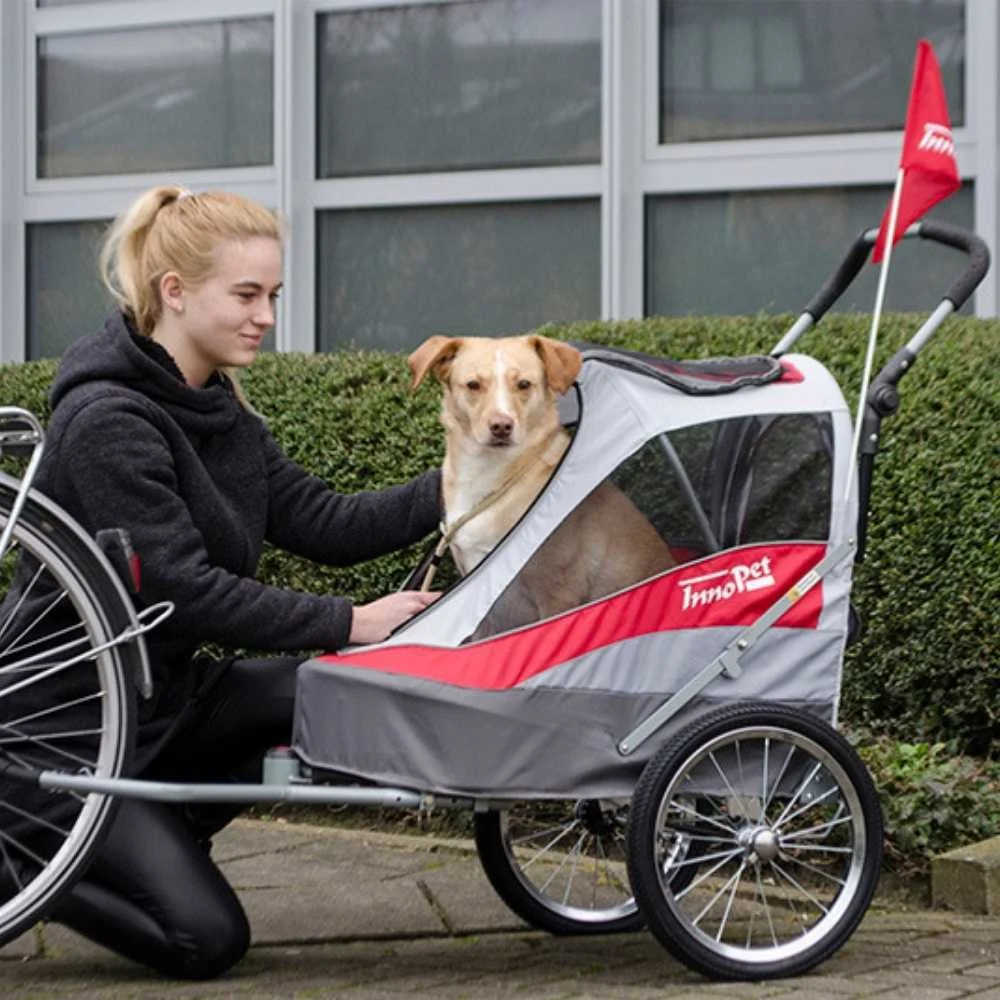 Dog trailers for bikes second hand sales